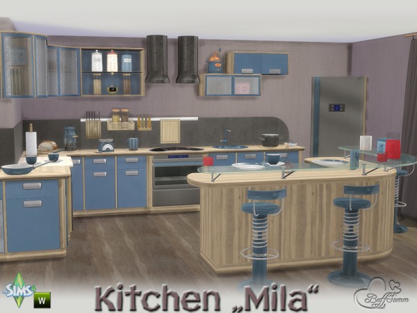  The Sims Resource: Kitchen Mila by buffsumm