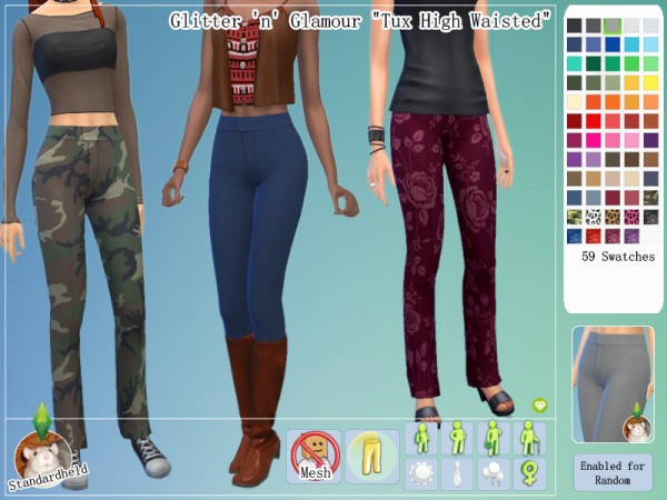  Simsworkshop: Glitter n Glamour Clothing Pack by Standardheld