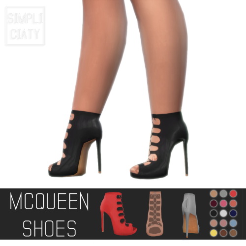  Simpliciaty: McOueen Shoes
