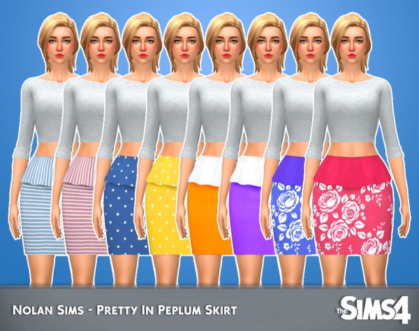  Nolan Sims: Pretty in peplum skirt