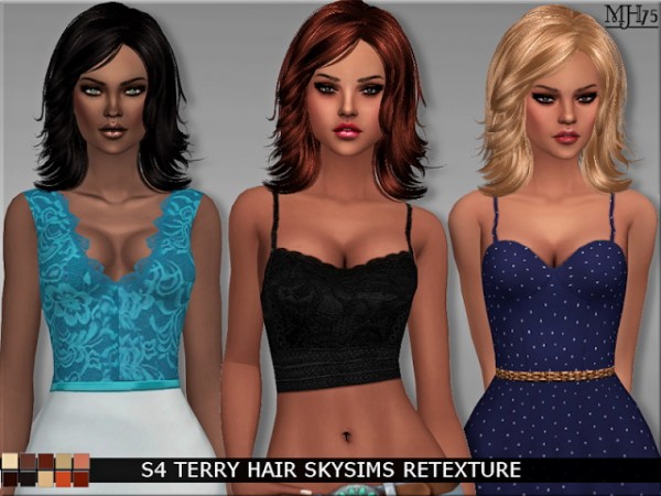  Sims Addictions: Terry Skysims Hair Retexture