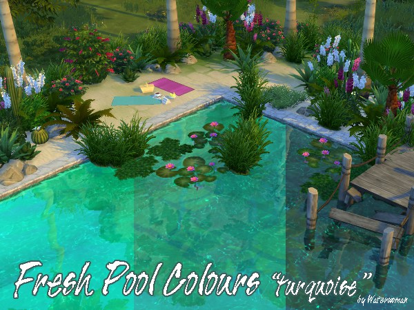  Akisima Sims Blog: Fresh Pool Colours   turquoise