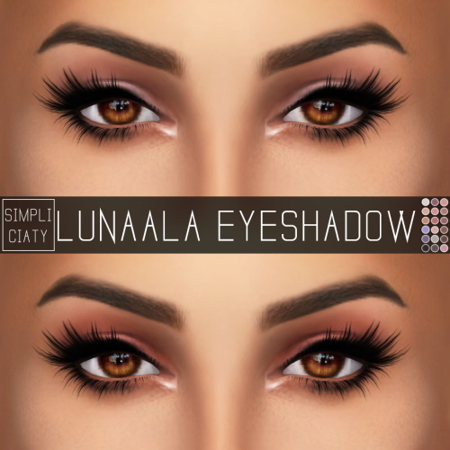  Simpliciaty: Lunaala eyeshadow