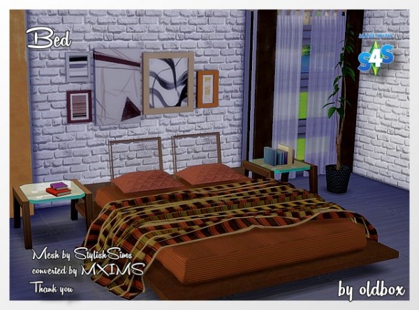  All4Sims: Lonely bed by Oldbox