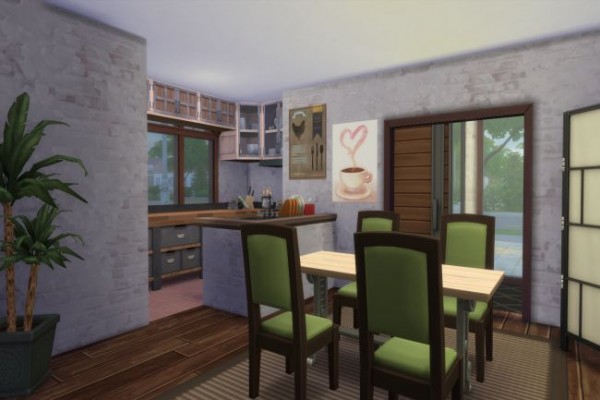  Blackys Sims 4 Zoo: Modern Cottage by ChiLLi