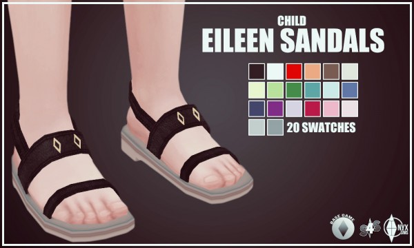  Onyx Sims: Eileen Sandals