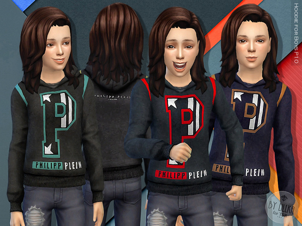  The Sims Resource: Hoodie for Boys P10