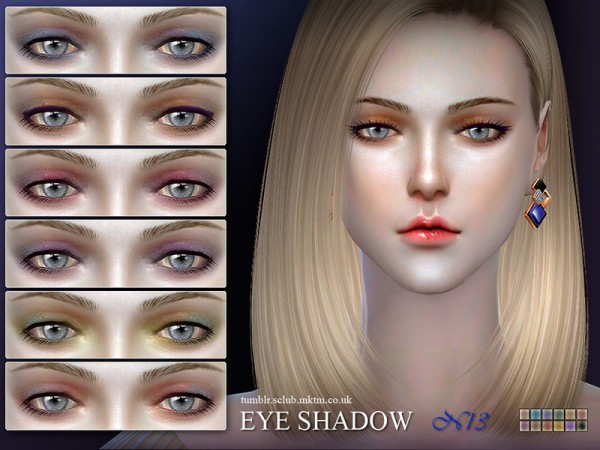  The Sims Resource: Eyeshadow 13 by S Club