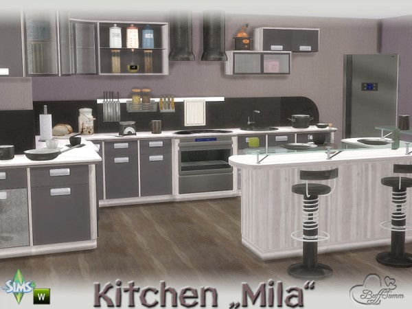  The Sims Resource: Kitchen Mila by buffsumm