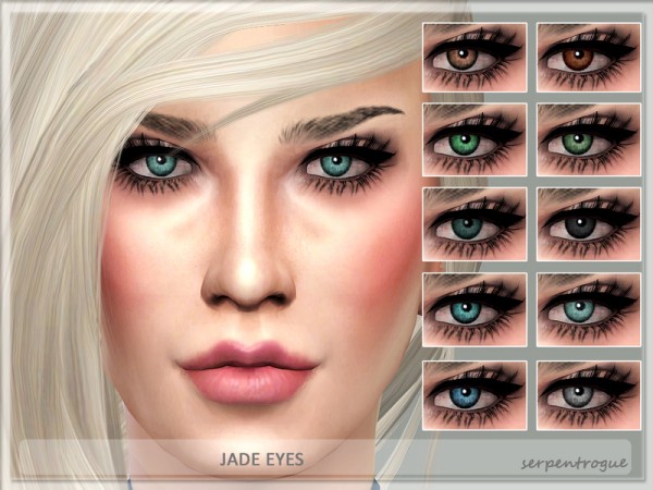  The Sims Resource: Jade Eyes by Serpentogue
