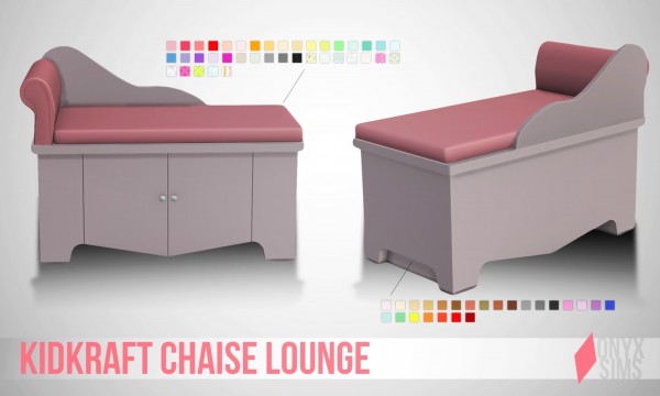  Onyx Sims: Kid Kraft Chaise Lounge