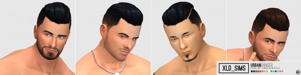  Simsworkshop: Urban Ranger hairstyle by Xld Sims