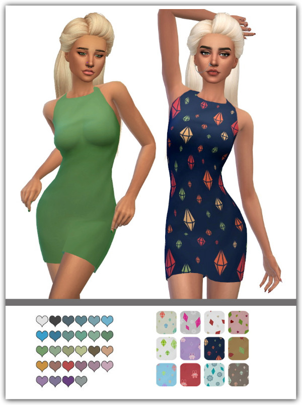  Simsworkshop: Ribbed Dress Recolors by maimouth