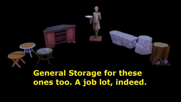  Mod The Sims: New storage and functions for many, many objects. by coolspear1