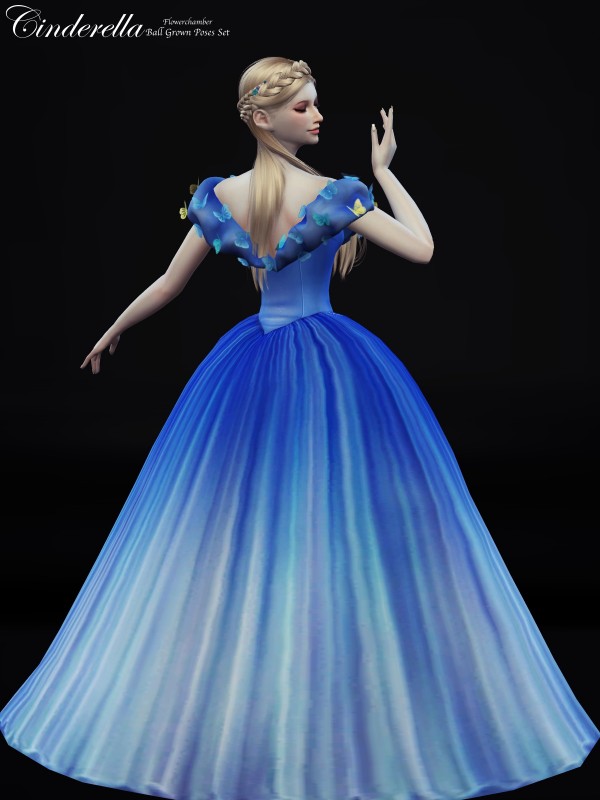  Flower Chamber: Cinderella Ball Grown Poses Set