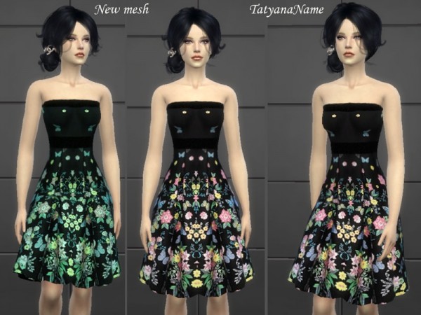  The Sims Resource: Dress 08 by TatyanaName