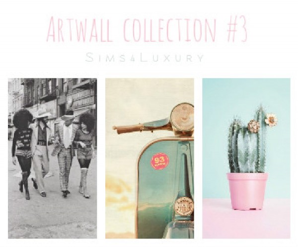  Sims4Luxury: Artwall collection 3