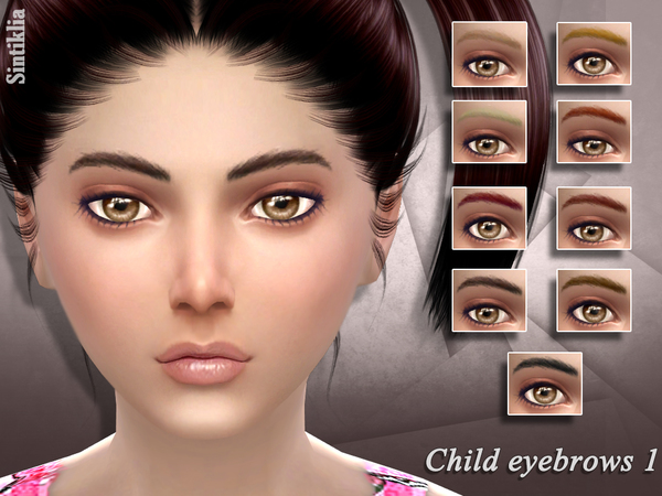  The Sims Resource: Eyebrows 1 by Sintiklia