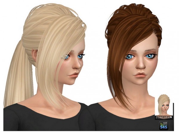 Simista: Butterfly Sims Hair 151 Retexture • Sims 4 Downloads