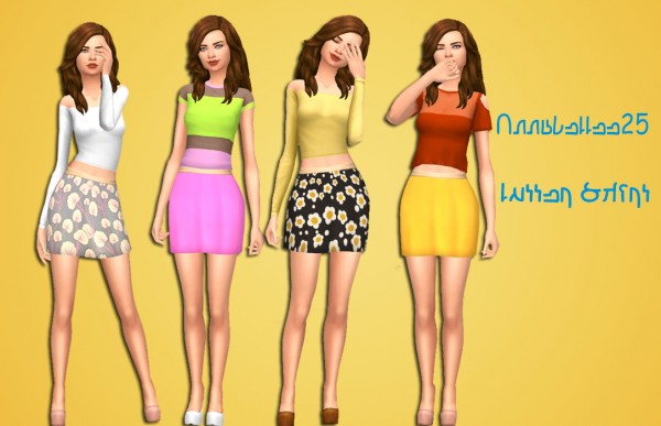  Simsworkshop: Flutter skirt