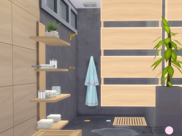  The Sims Resource: Home Spa Set by DOT
