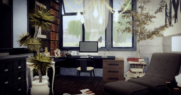  Sims4Luxury: NY office room