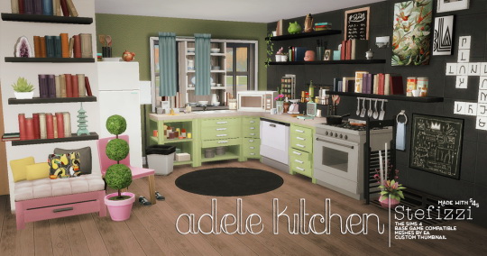  Simsworkshop: Adele Kitchen 1 by Stefizzi