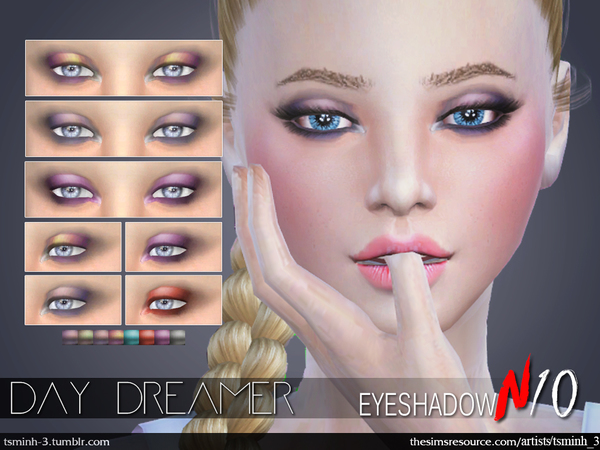  The Sims Resource: Day Dreamer Eyeshadow by tsminh 3