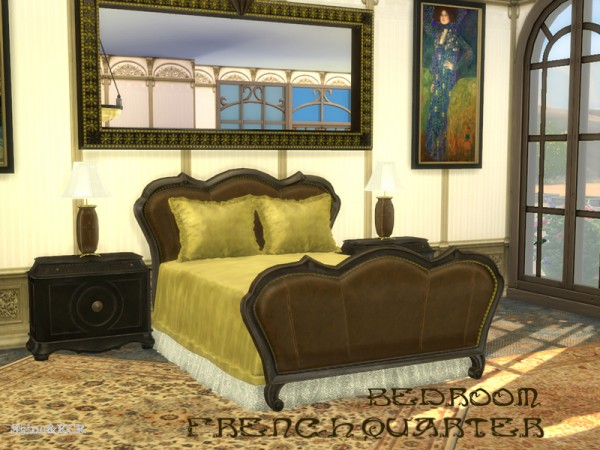  The Sims Resource: French Quarter Bedroom by ShinoKCR
