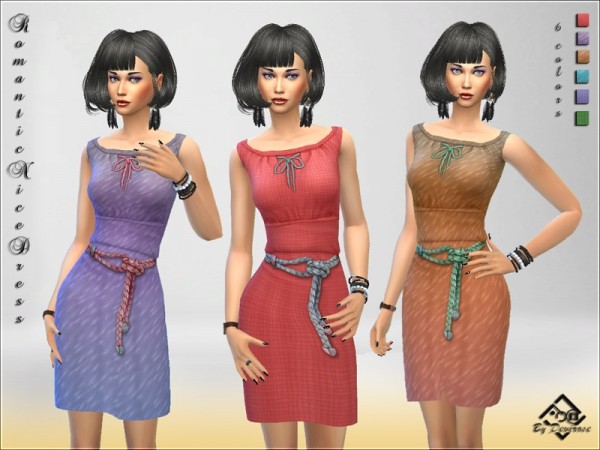  The Sims Resource: Romantic Nice Dress by Devirose