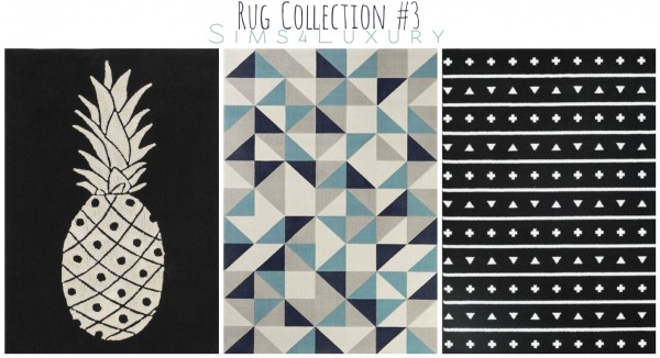  Sims4Luxury: Rug collection 3