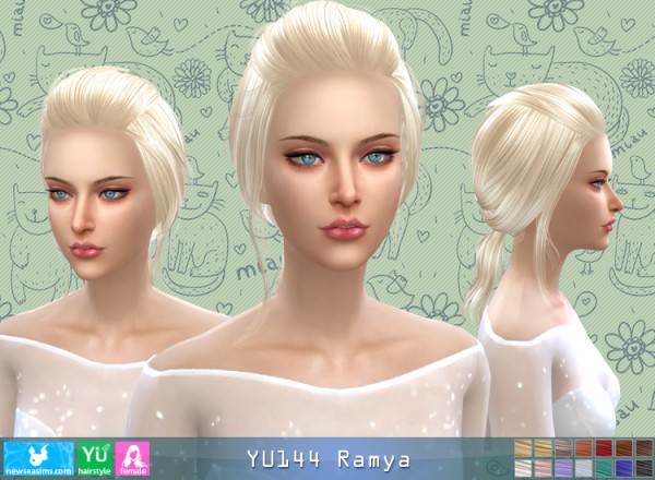  NewSea: YU144 Ramya donation hairstyle