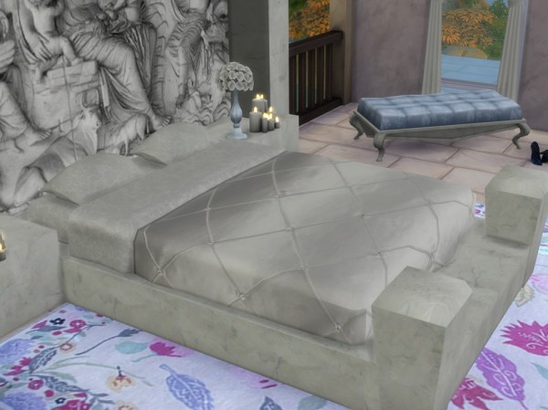  Sims 4 Studio: The Roman Collection   Julius bed