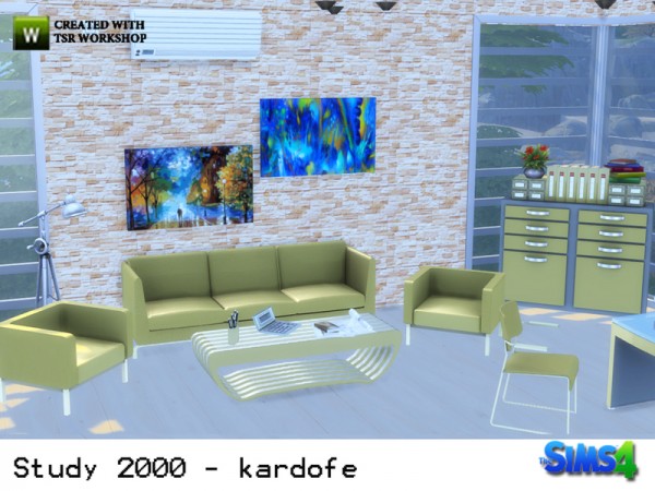 The Sims Resource: Study 2000 by Kardofe