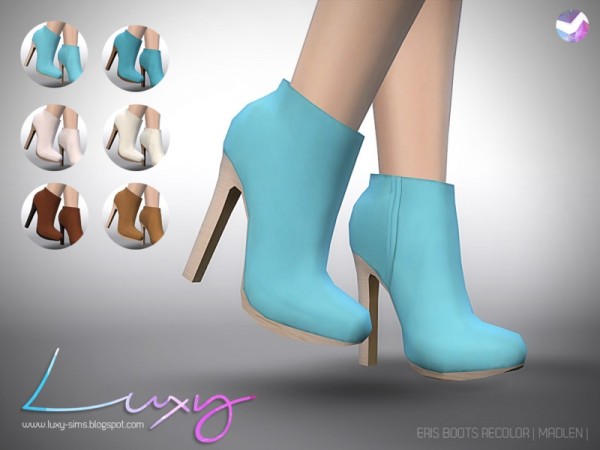  The Sims Resource: Eris Boots by LuxySims3