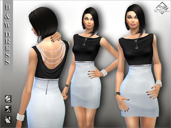  The Sims Resource: BeW Dress by Devirose