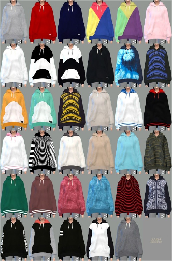 SIMS4 Marigold: Hoodie for female • Sims 4 Downloads