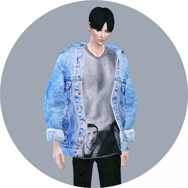 Sims 4 Cc Male Denim Jacket