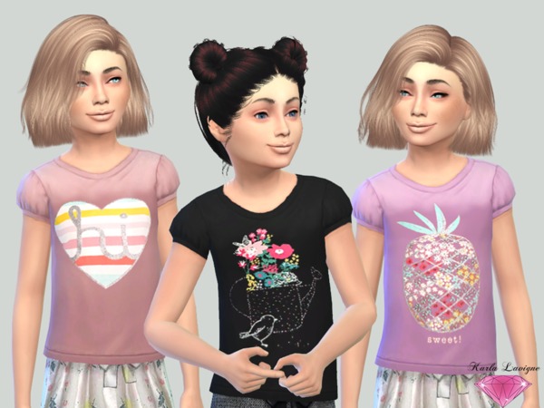  The Sims Resource: Child T Shirt by Karla Lavigne