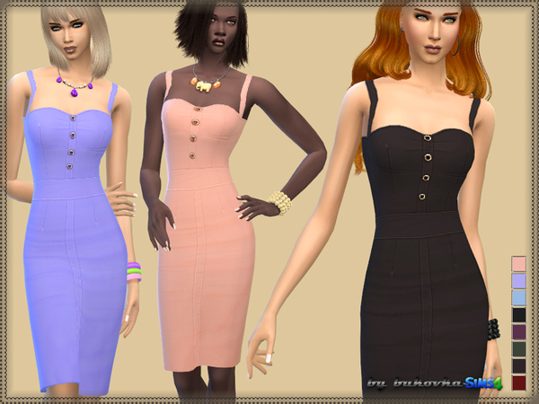  The Sims Resource: Dress & Straps by Bukovka