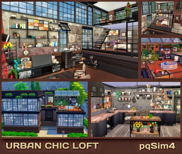  PQSims4: Urban Chic Urban Loft