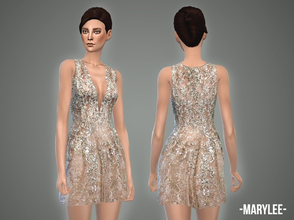  The Sims Resource: Marylee   dress by April