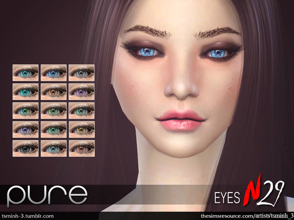  The Sims Resource: Pure Eyes by TsminhSIms