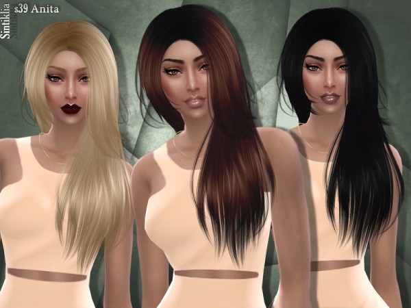  The Sims Resource: Sintiklia   Hair s39 Anita