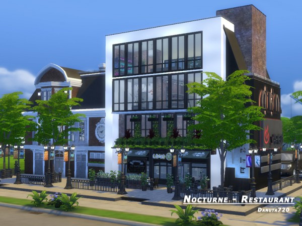  The Sims Resource: Nocturne   Restaurant by Danuta720