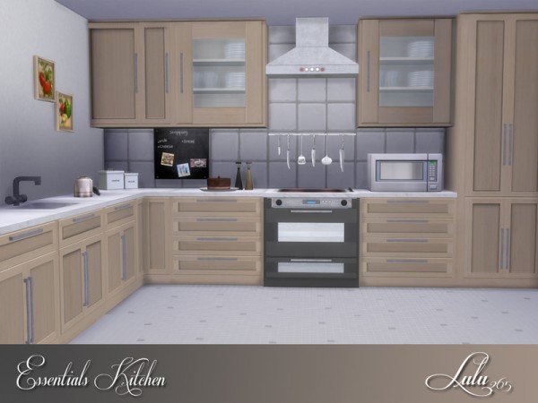  The Sims Resource: Essentials Kitchen by Lulu265