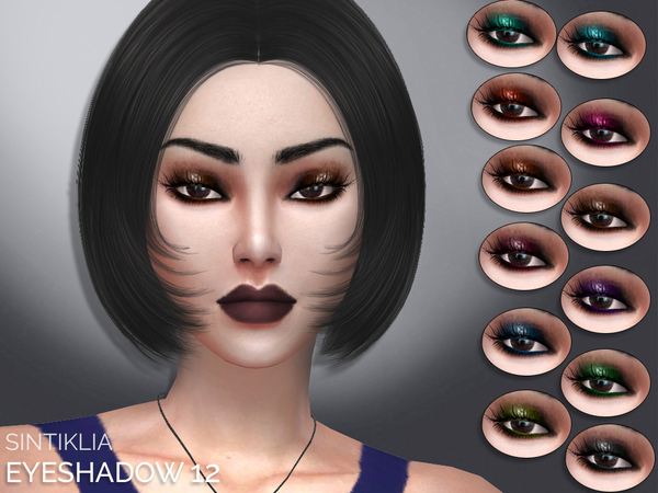  The Sims Resource: Sintiklia   Eyeshadow 12