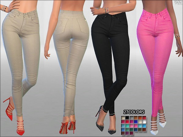  The Sims Resource: Summer Love Jeans by Pinkzombiecupcakes