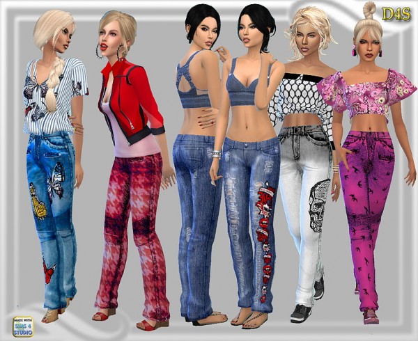  Dreaming 4 Sims: Bos jeans