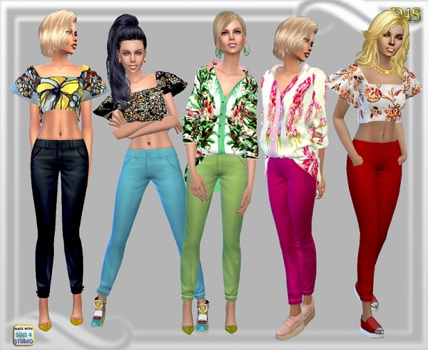  Dreaming 4 Sims: Summer Lit Pants